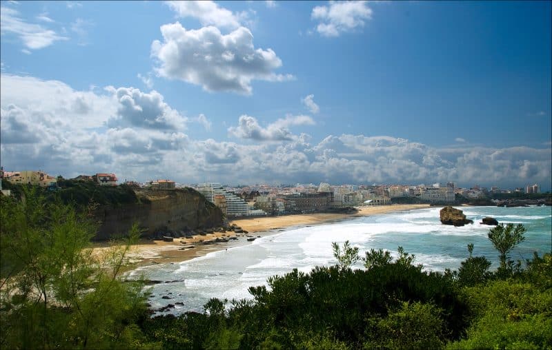 Biarritz vue depuis l'esplanade