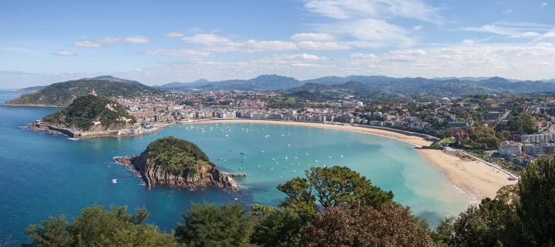 Vue sur San Sebastian